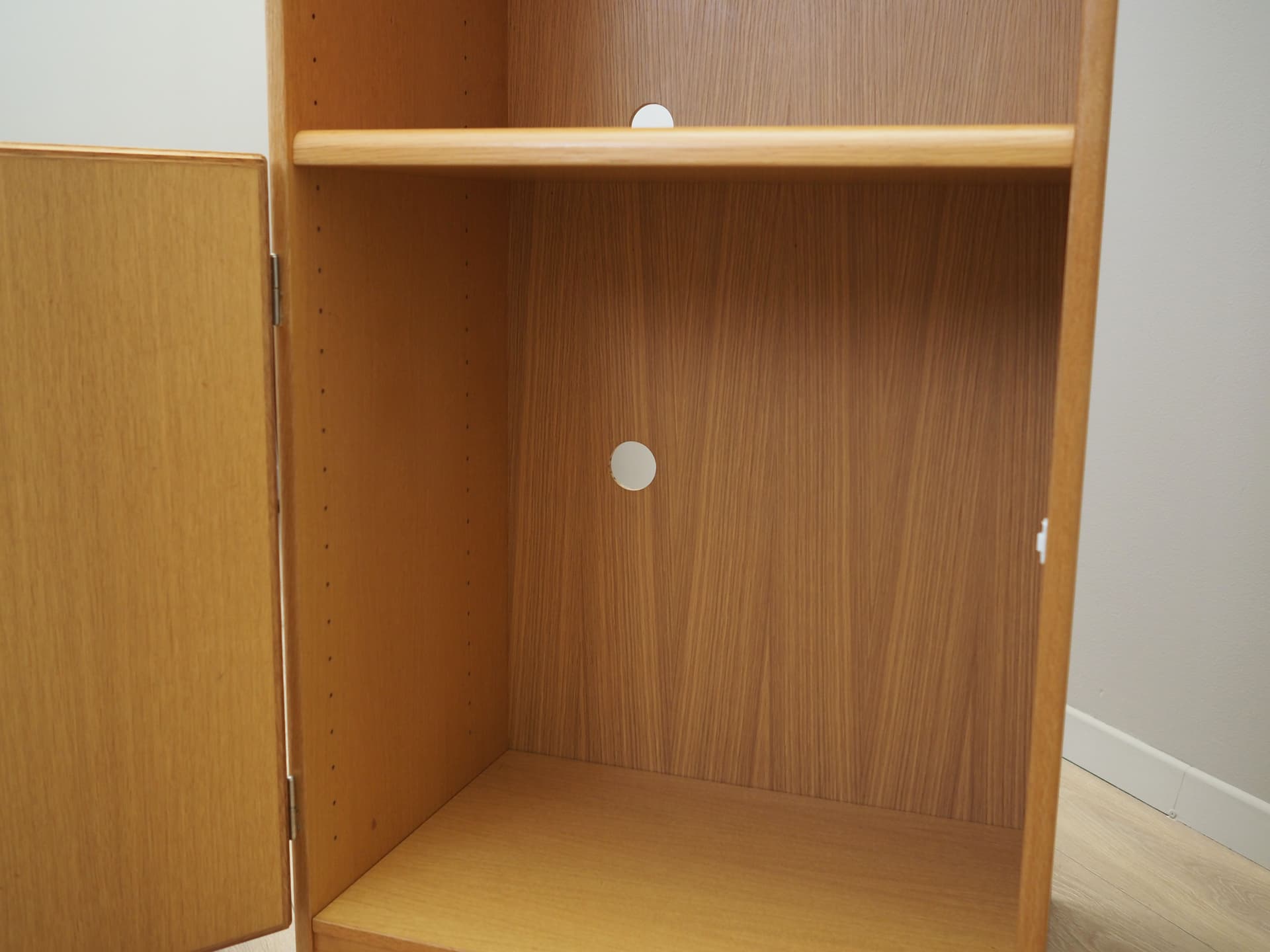 Bookcase, dark brown ash, Denmark, 1970s - 51588