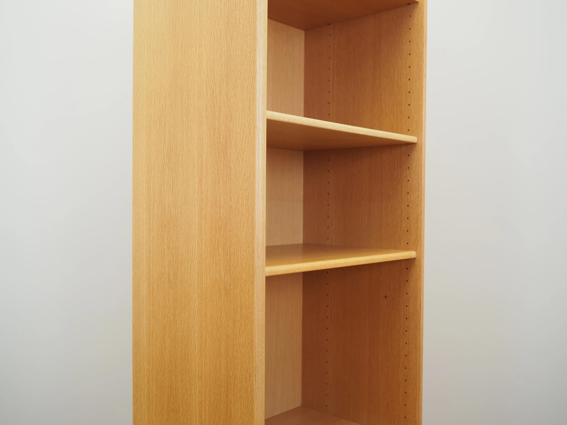 Bookcase, dark brown ash, Denmark, 1970s - 42341