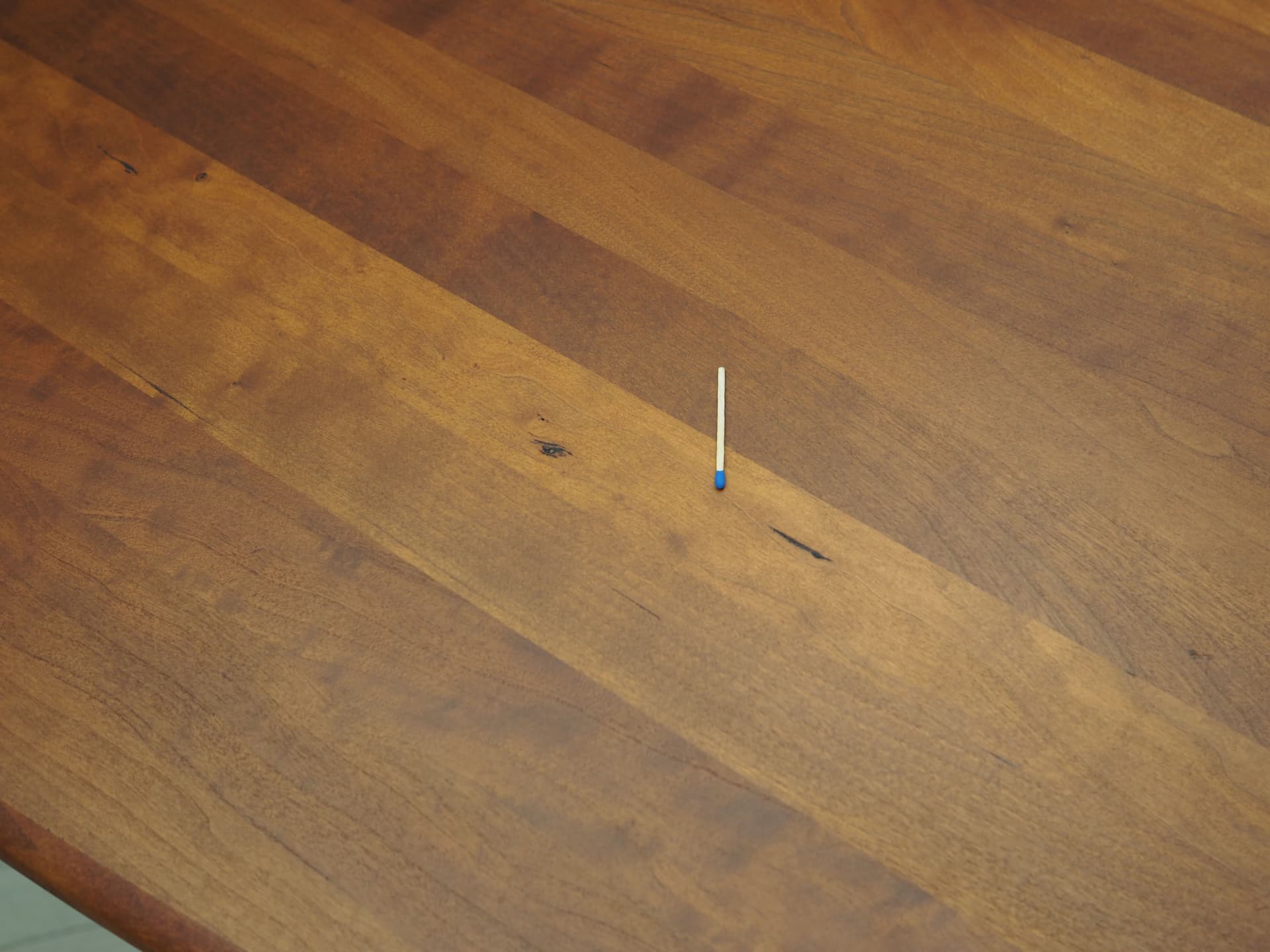 Dining table, dark brown cherry wood, Denmark, 1970s - 51573