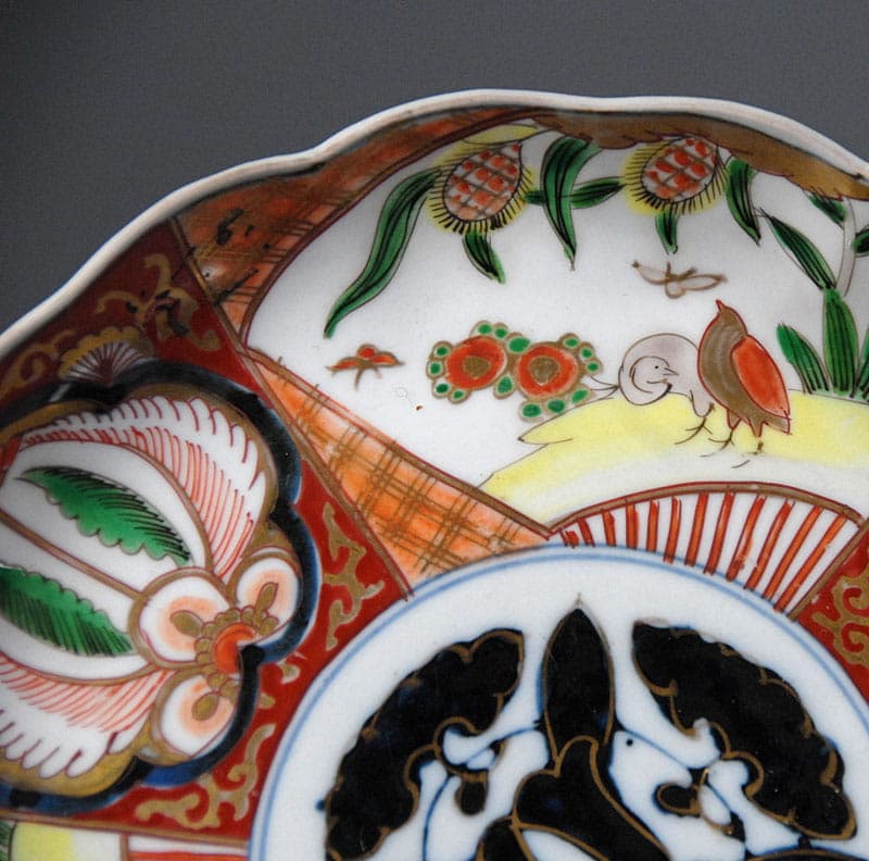 Imari Dish, multicolor, ceramics, Japan, late 19th/early 20th c. - 42105