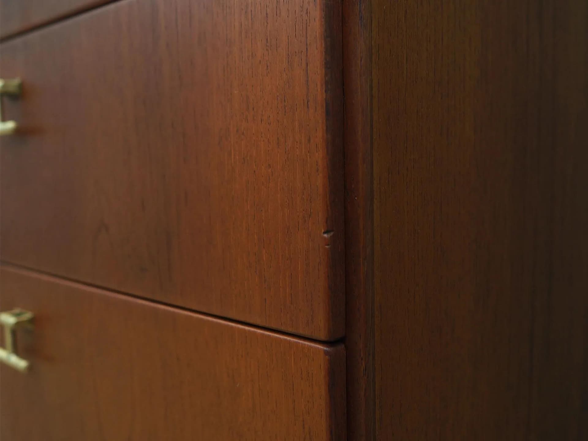 Bookcase, brown teak, by B. Mogensen, Denmark, 1960s - 42289