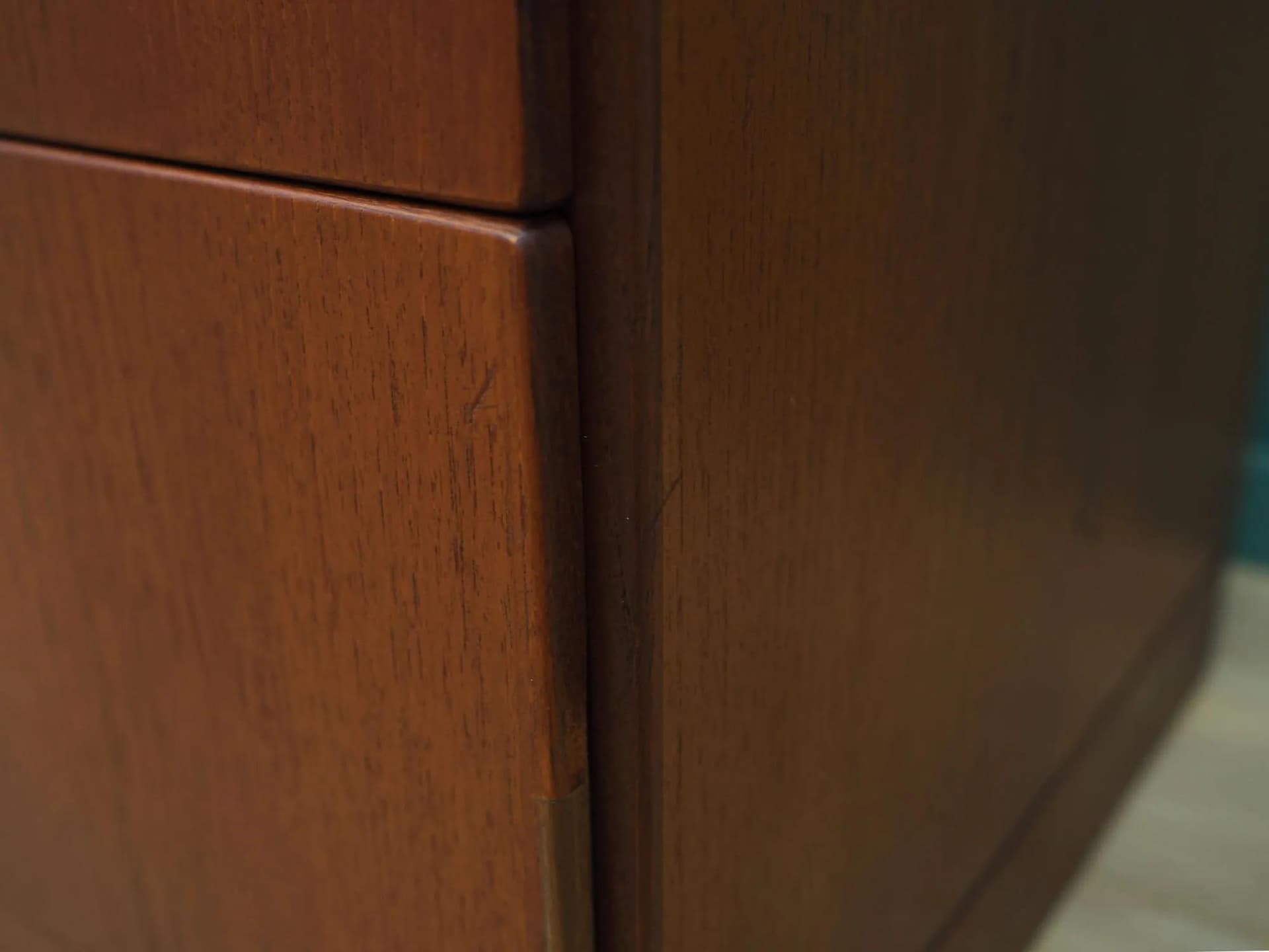 Bookcase, brown teak, by B. Mogensen, Denmark, 1960s - 42288