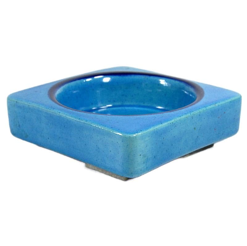 Błękitna paterka ceramiczna, Baldelli, Włochy, lata 60. - 4453