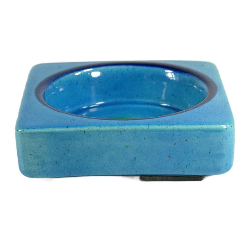 Błękitna paterka ceramiczna, Baldelli, Włochy, lata 60. - 4455