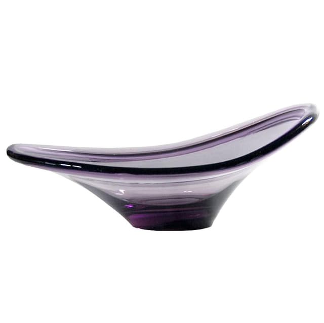 Glass centerpiece, violet, Ikea, Sweden, 1980s. - DIMENSION