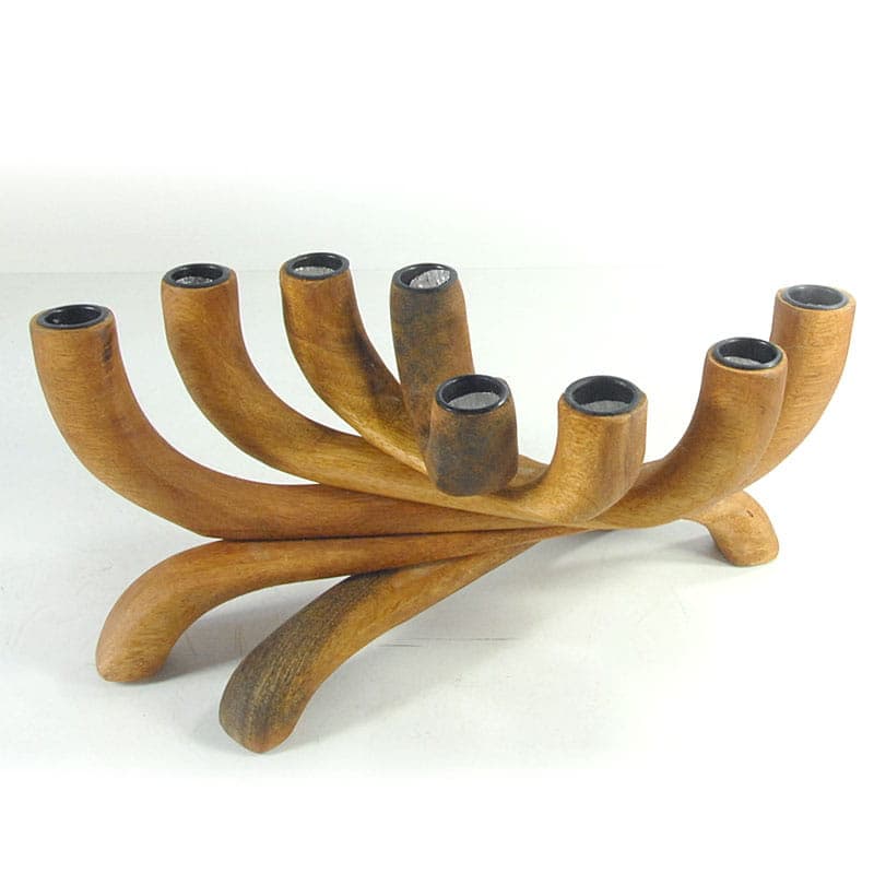 Świecznik stołowy, teak, Dania, lata 60. - 42014