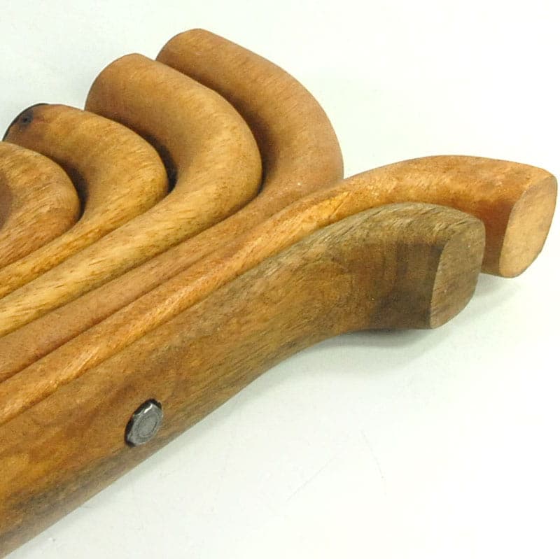 Świecznik stołowy, teak, Dania, lata 60. - 42016