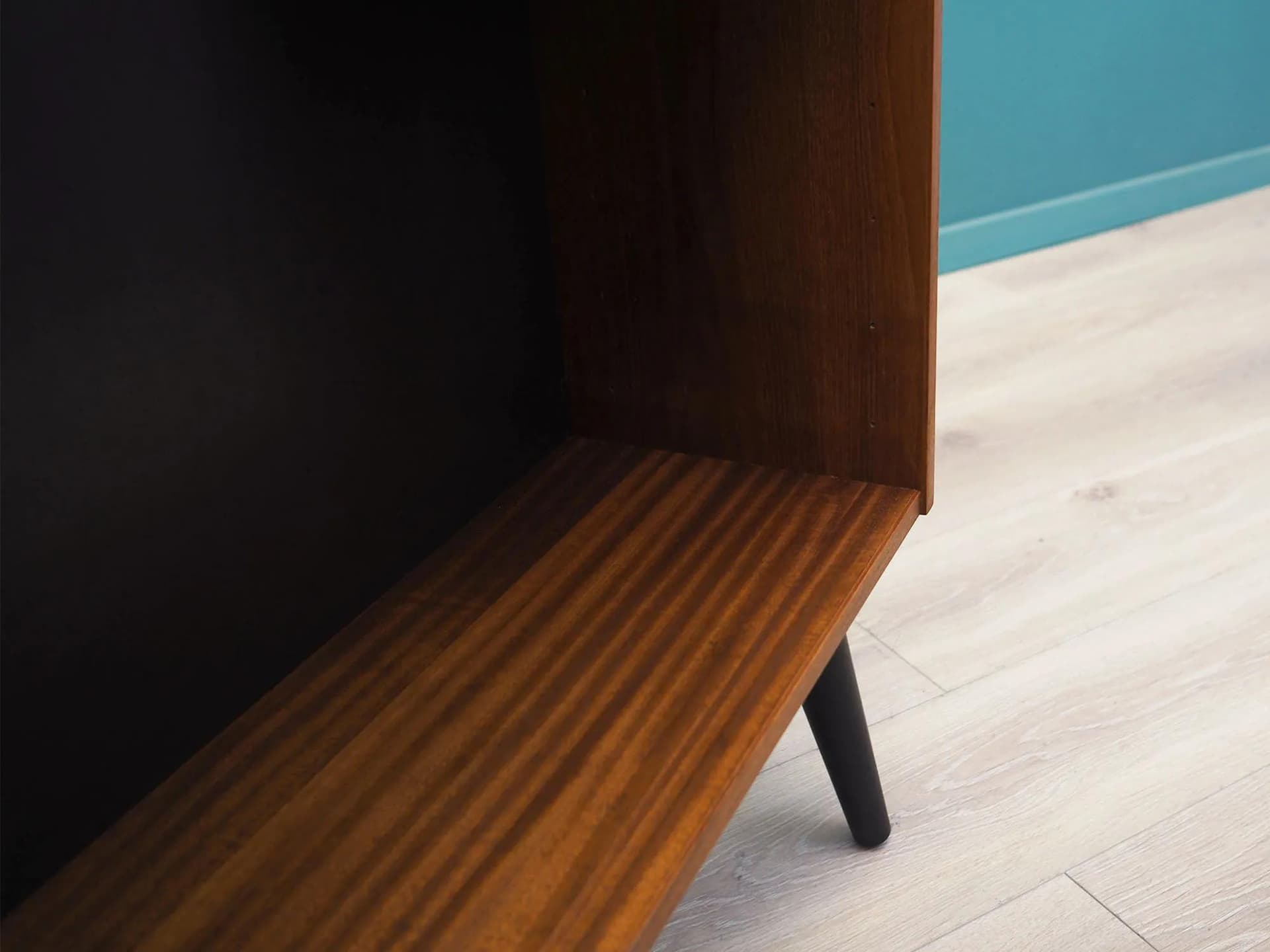 Bookcase, brown teak, Denmark, 1970s. - 42905