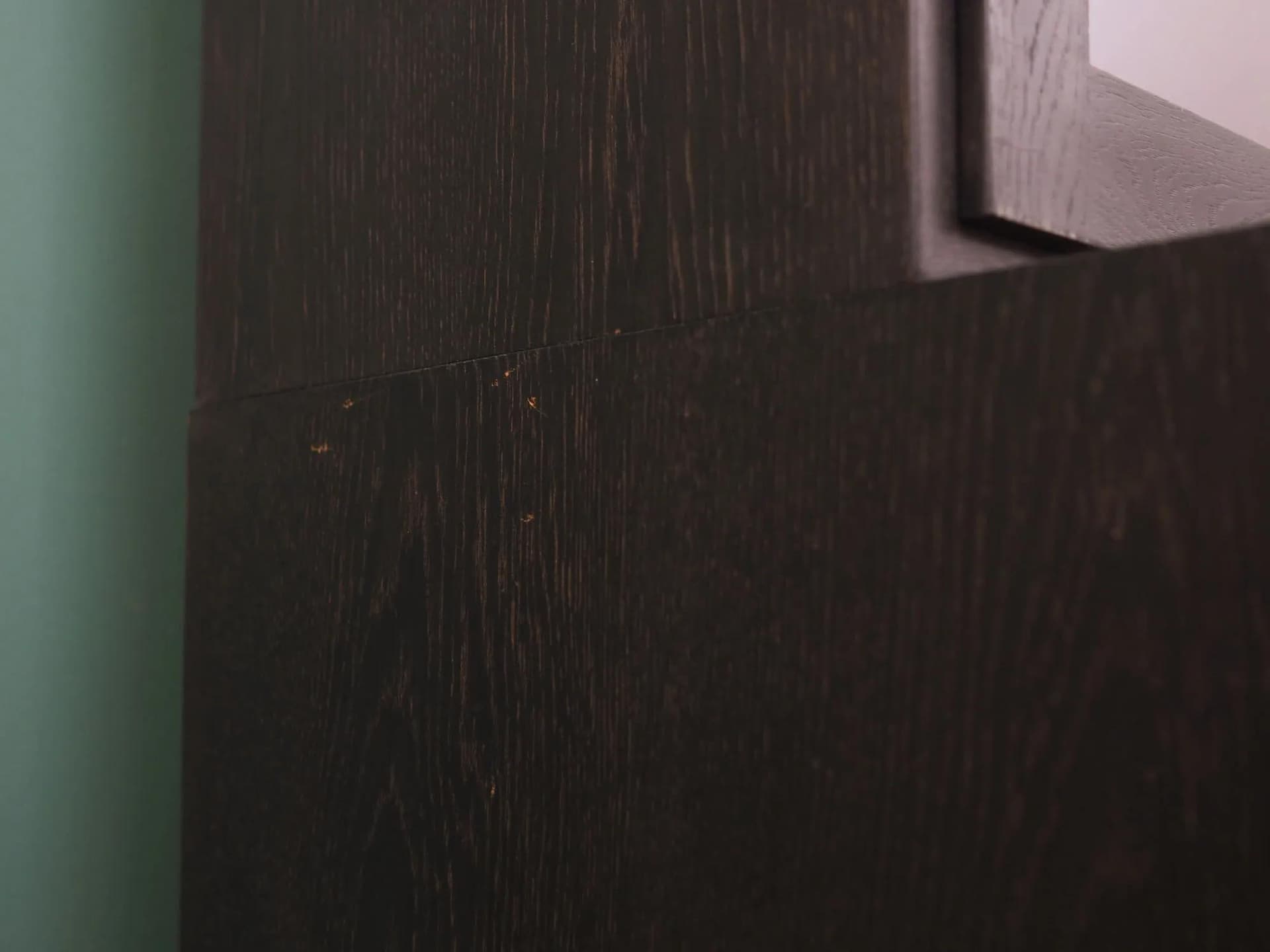 Kredens, dąb brązowy ciemny, proj. B. Mogensen, Dania, lata 60. - 42862