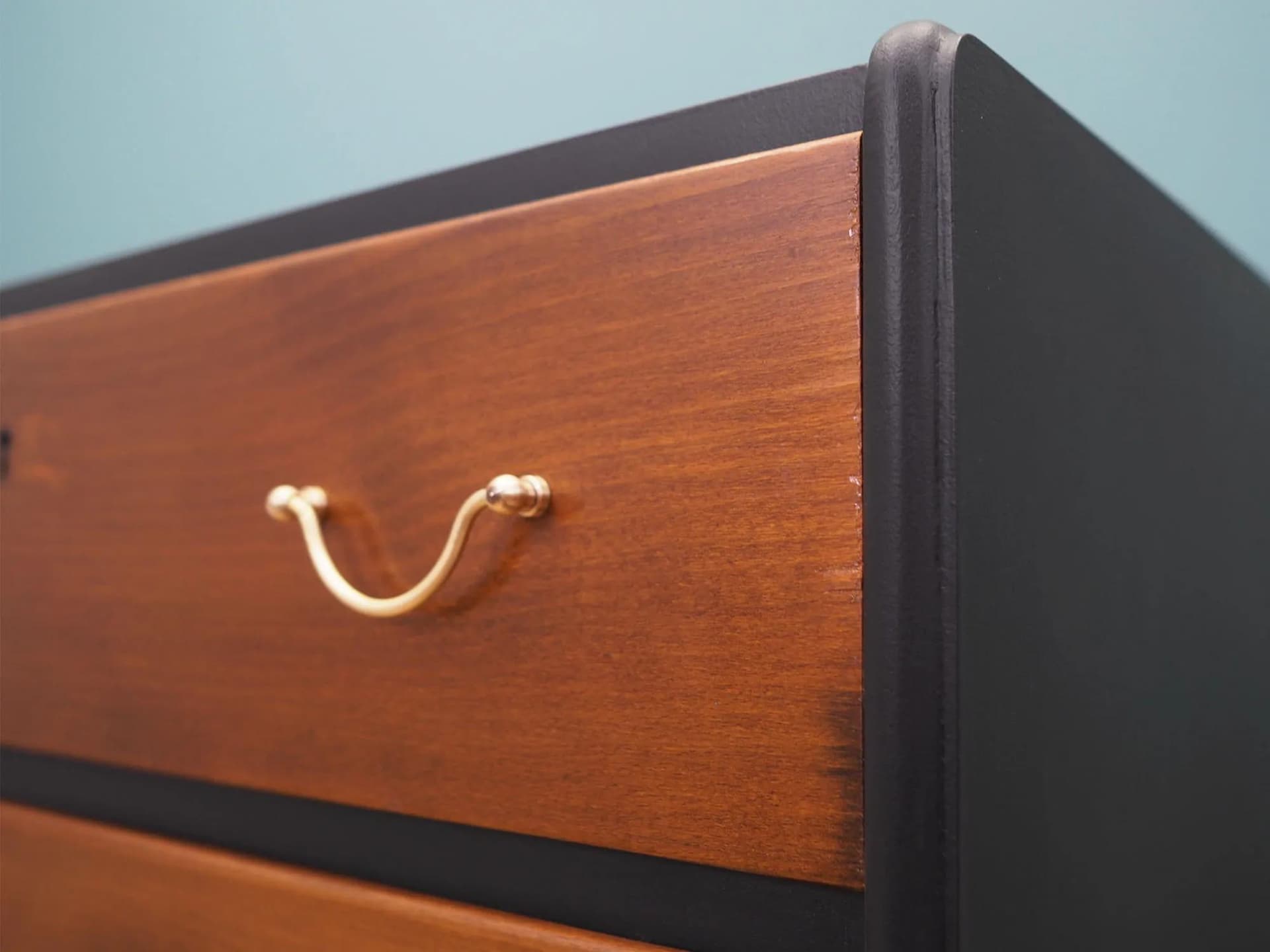 Komoda, orzech brązowy, Dania, lata 60. - 42797