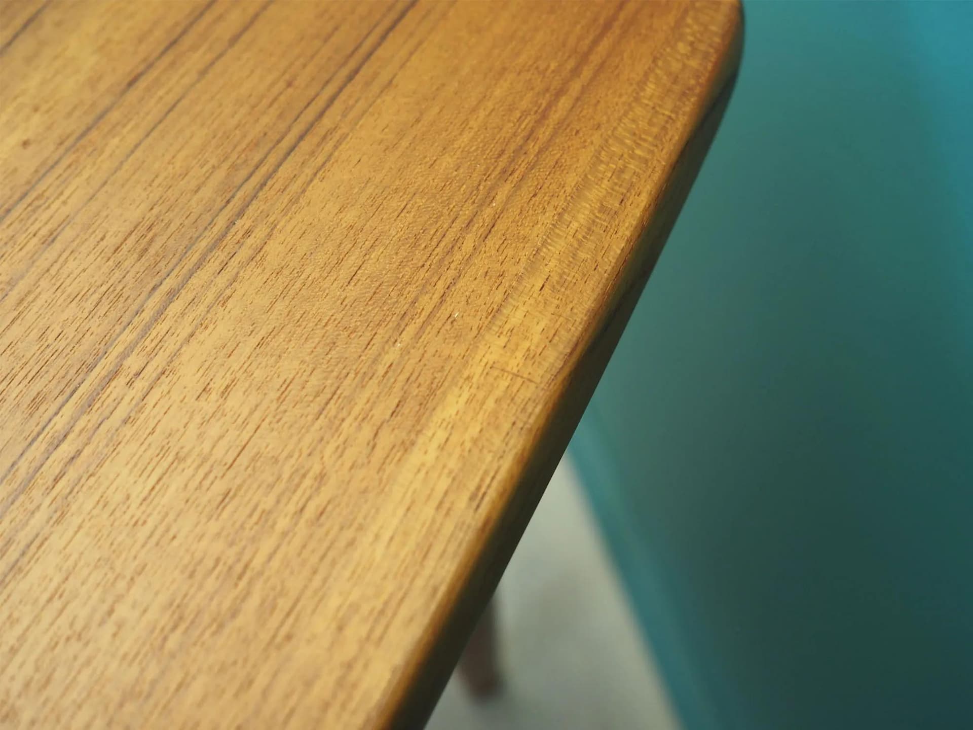 Rectangular Table, brown teak, Denmark, 1960s - 43362