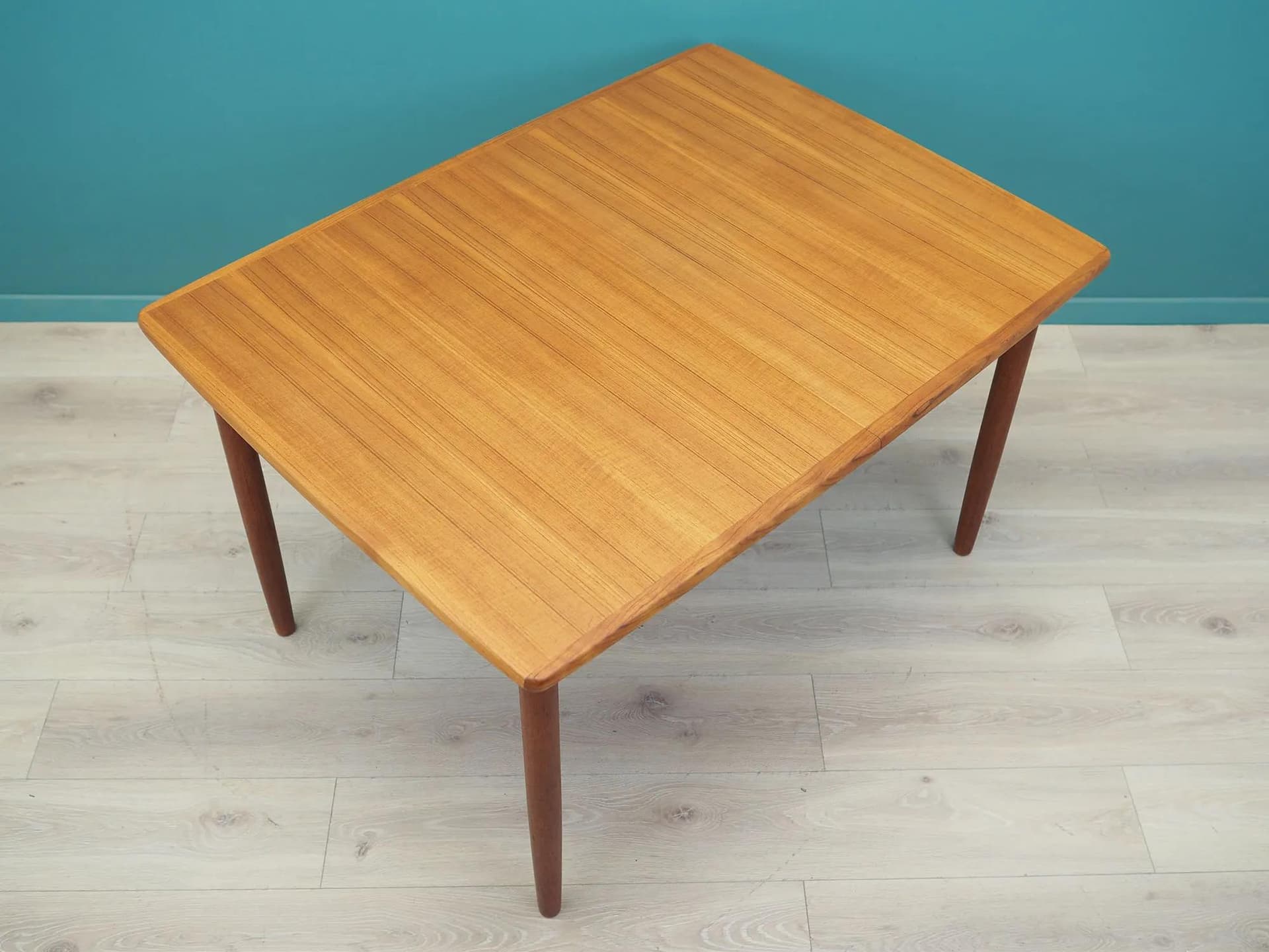 Rectangular Table, brown teak, Denmark, 1960s - 43361