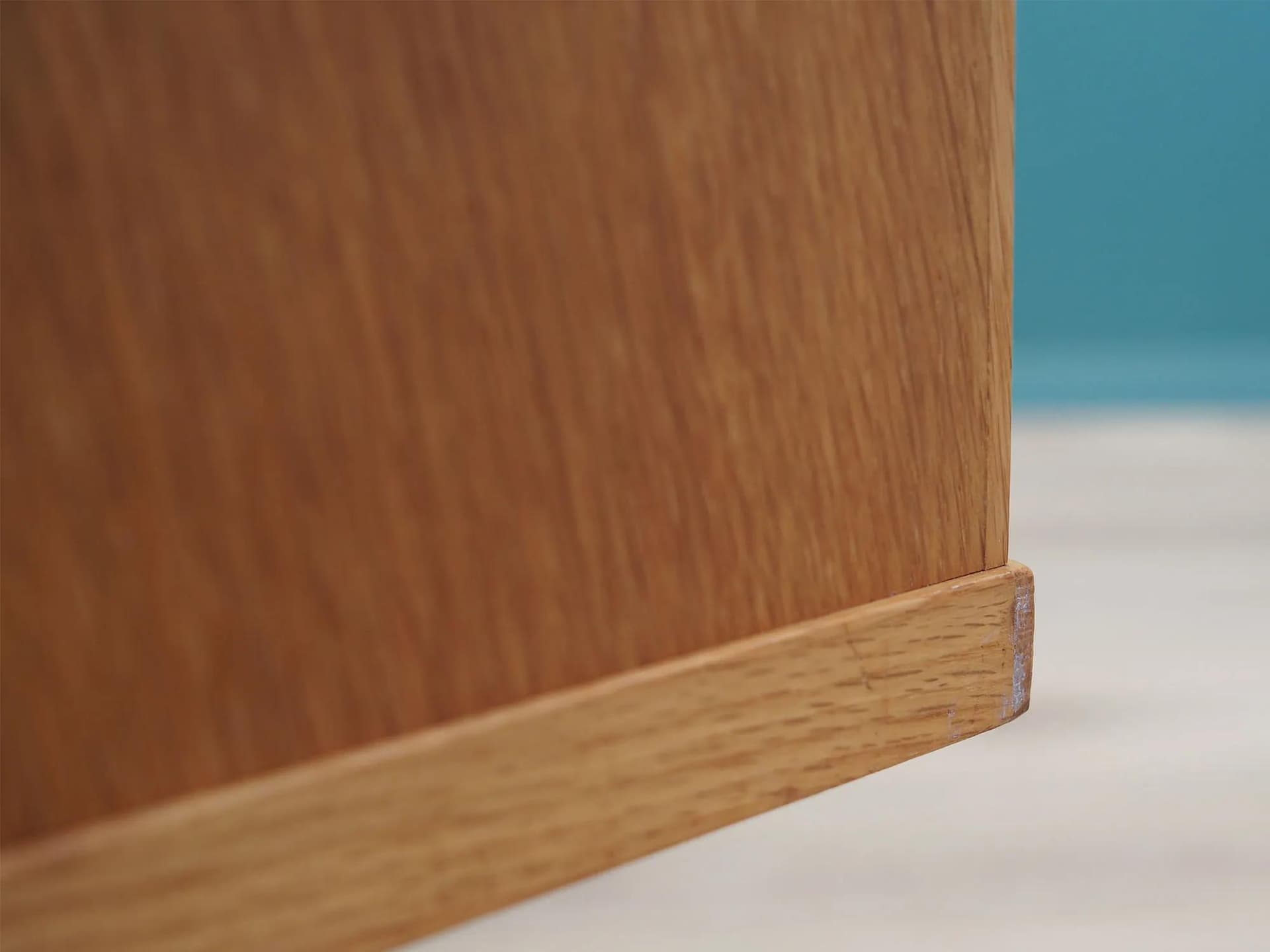 Regał, mid-century modern, jesion brązowy, Dania, lata 70. - 43302