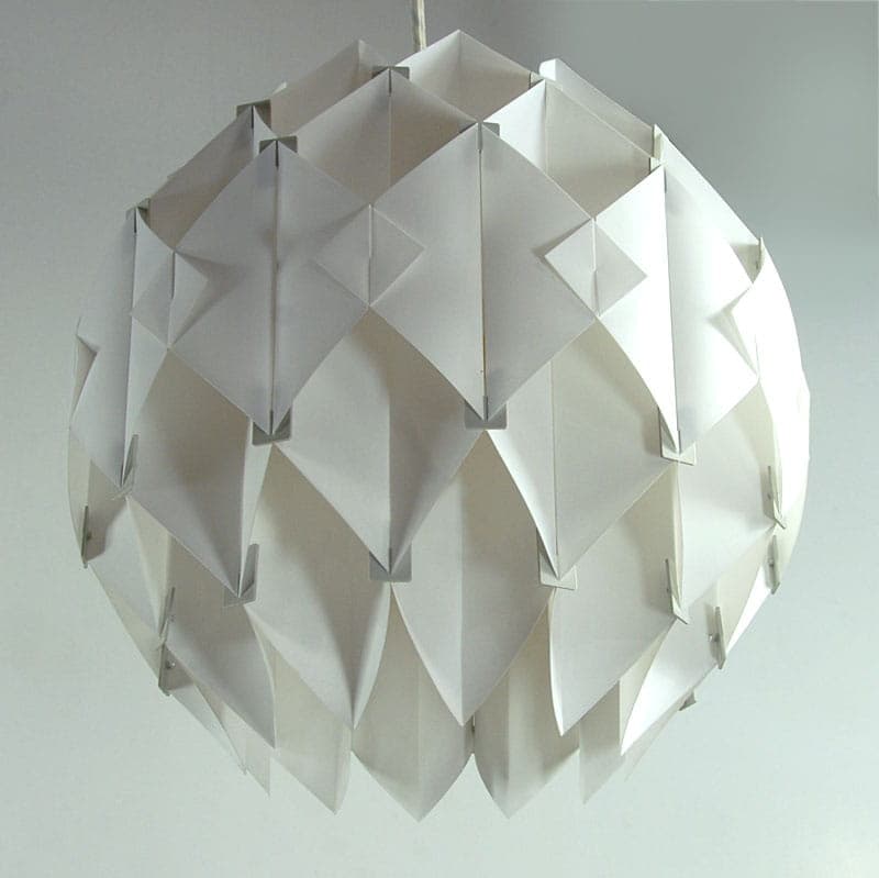 Lampa sufitowa Silhouett, plastik biały, proj. L. Schiøler, Hoyerup Design, Dania, lata 60. - 43016