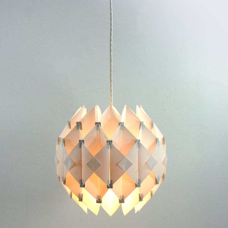 Lampa sufitowa Silhouett, plastik biały, proj. L. Schiøler, Hoyerup Design, Dania, lata 60. - 43015