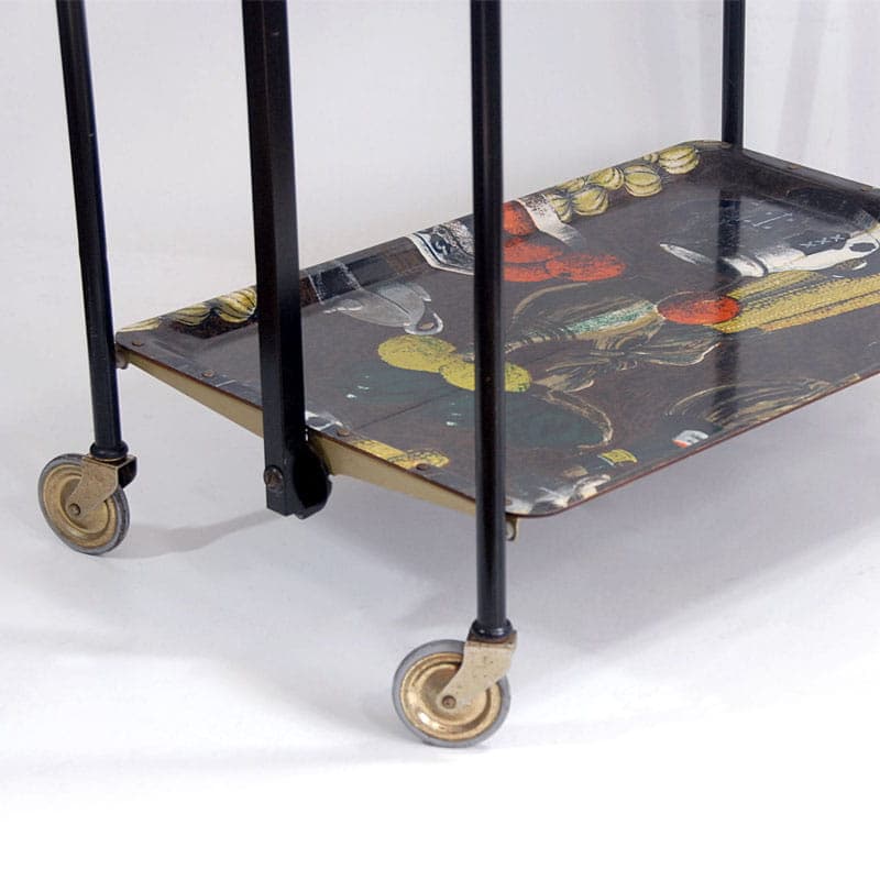 Wózek barowy Gerlinol, multicolor, metal, Niemcy, lata 60. - 42996