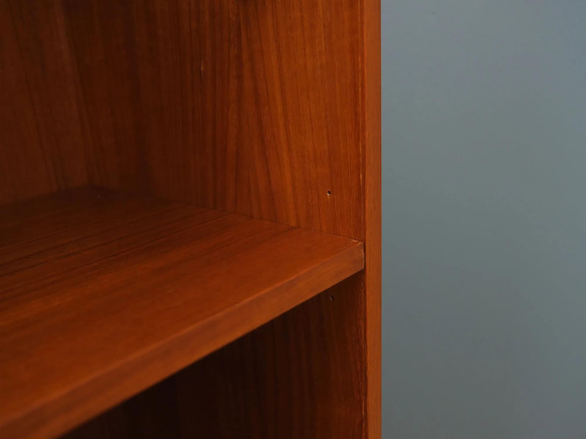 Bookcase, brown teak, Denmark, 1970s - 43187