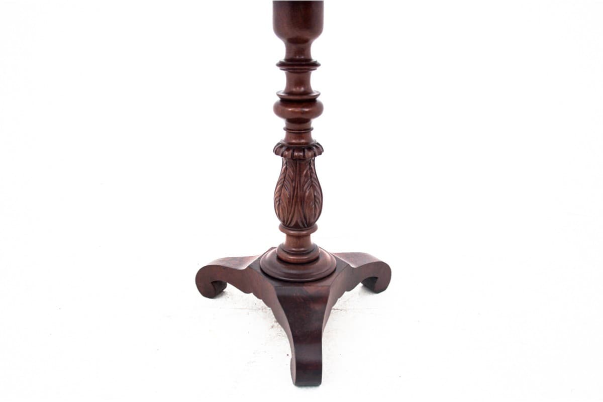 Mahoniowy stolik typu niciak, styl Biedermeier, Szwecja, lata 60. XIX w. - 47500
