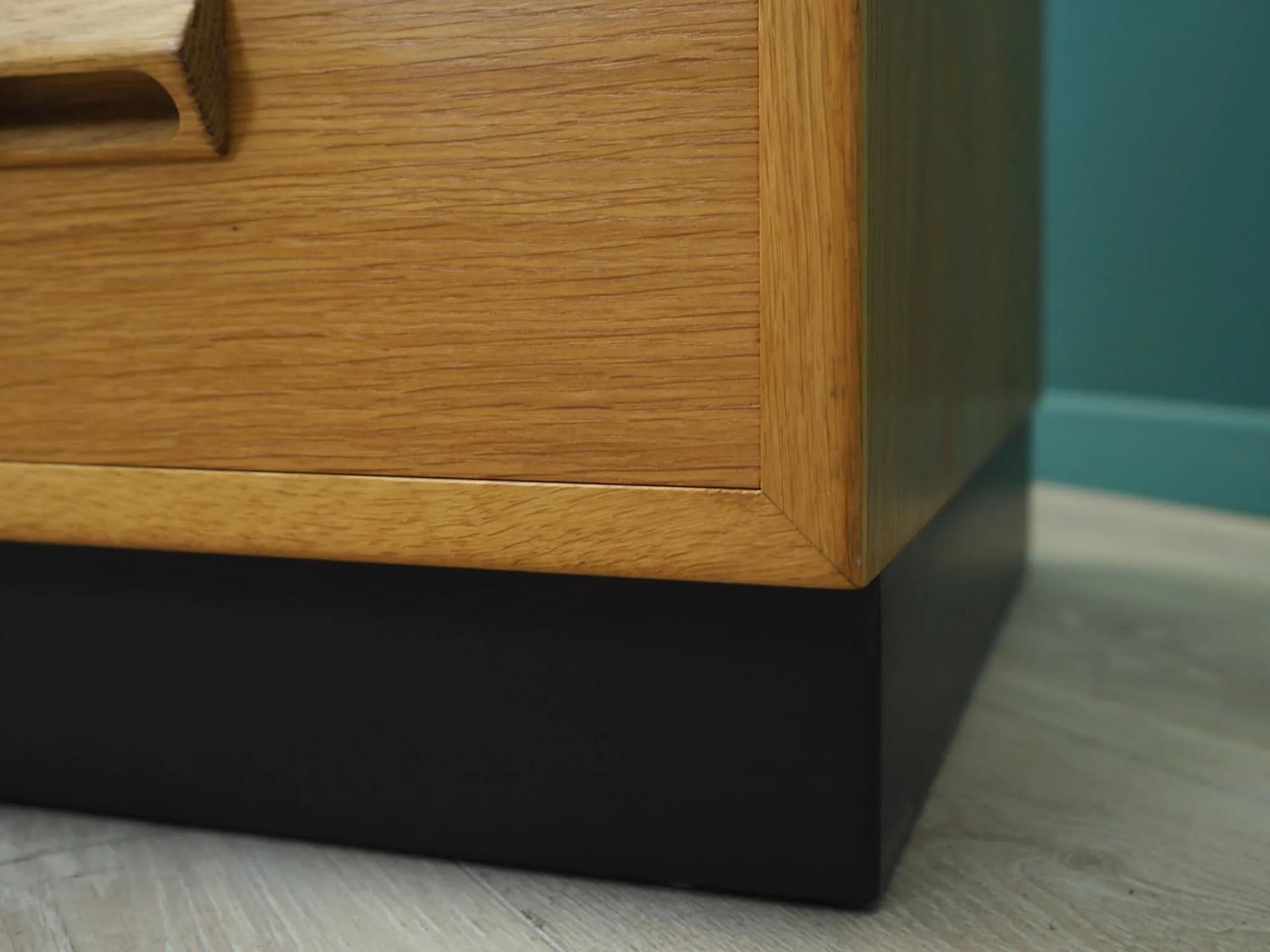 Shelving unit, dark brown ash, by B. Mogensen, Søborg Møbelfabrik, Denmark, 1970s. - 43973