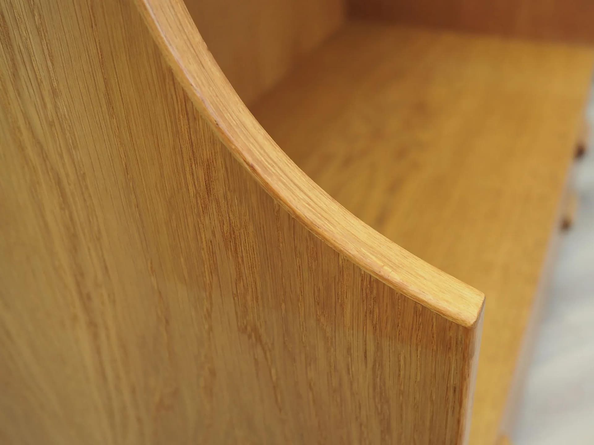 Shelving unit, dark brown ash, by B. Mogensen, Søborg Møbelfabrik, Denmark, 1970s. - 43975