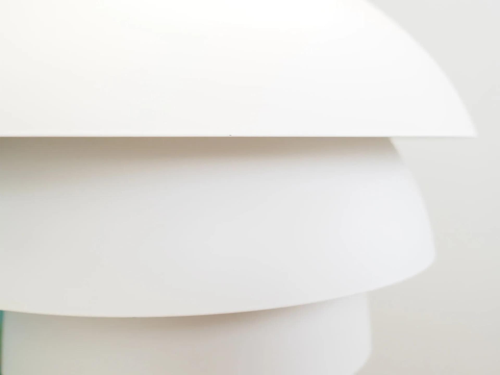 Lampa wisząca, biały, metal, Dania, lata 70. - 43951