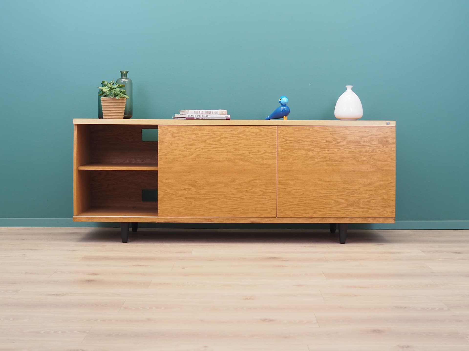 Sideboard, brown ash, Skovby Møbelfabrik, Denmark, 1990s. - 50832