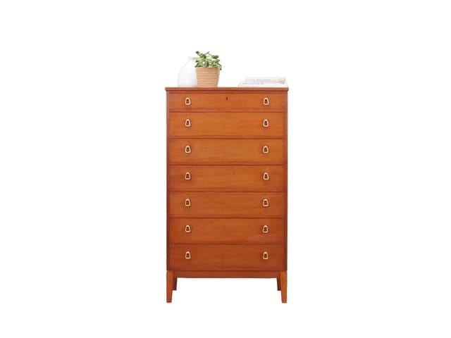 Komoda, mahoń ciemny, Dania, lata 70. - WYMIARY