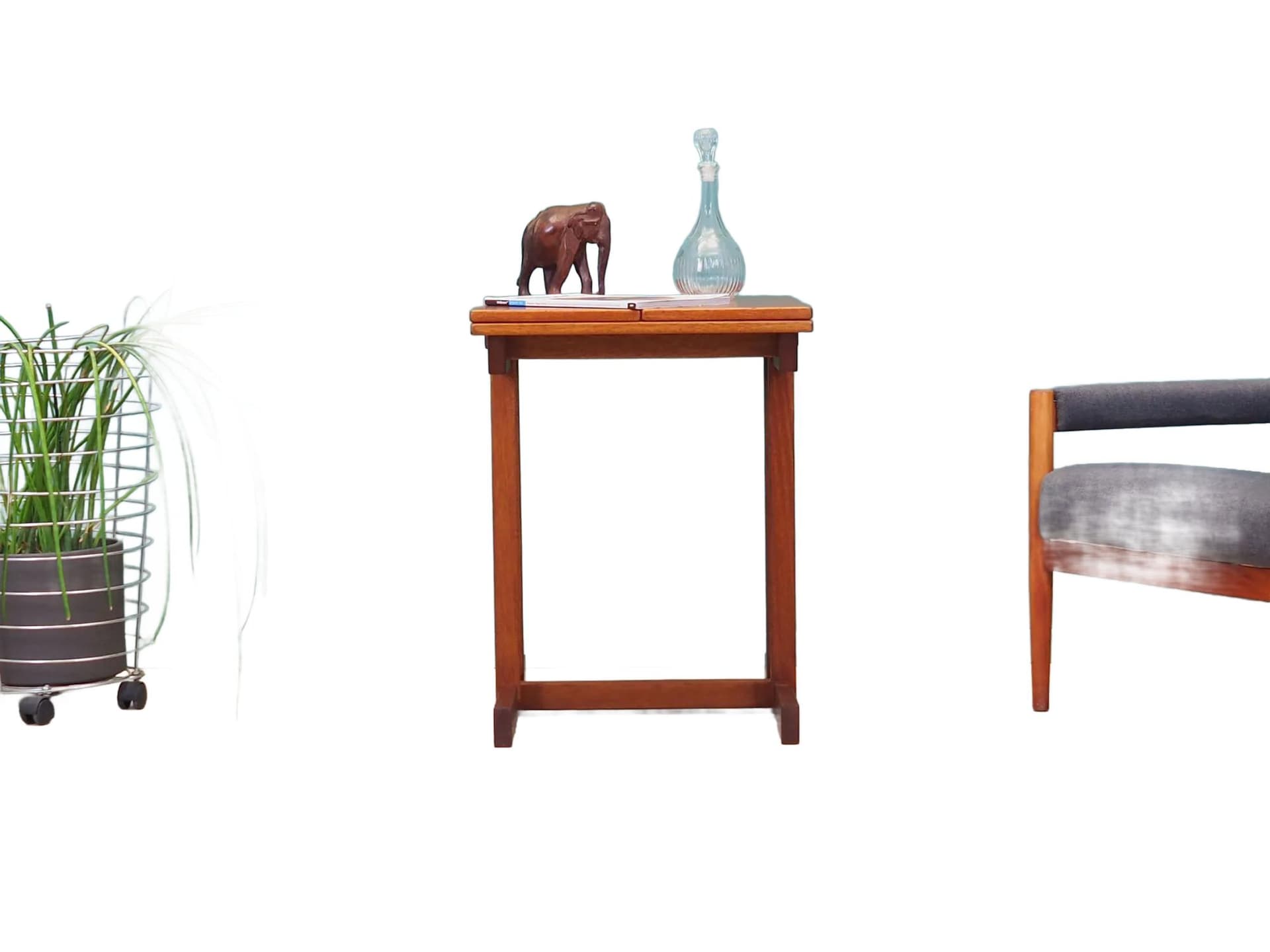 Stolik kawowy, mahoń ciemny, Dania, lata 70. - 43850