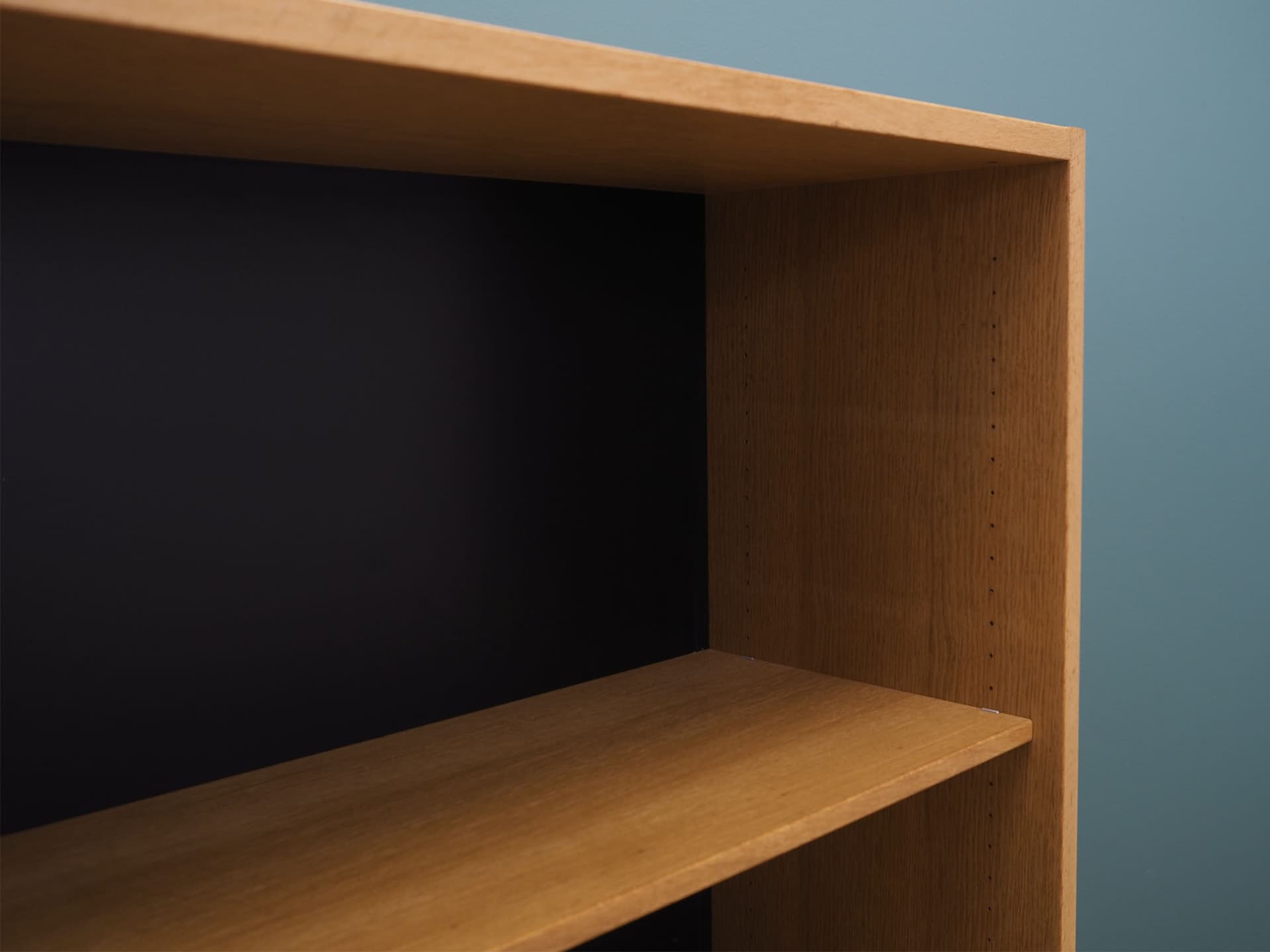 Bookcase, grey ash, Denmark, 1970s. - 50771