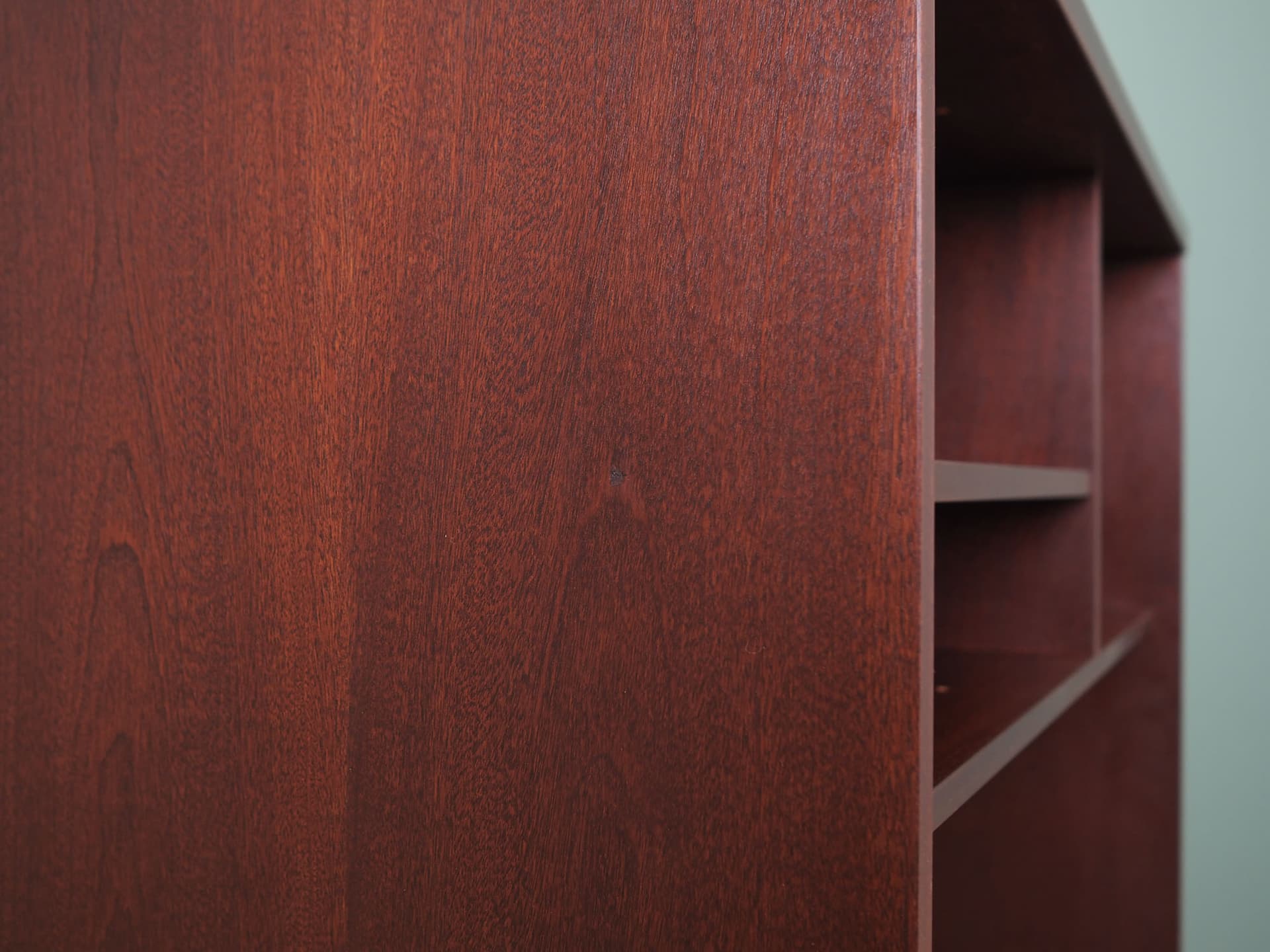 Bookcase, dark brown mahogany, Ulferts, Sweden, 1960s - 50743