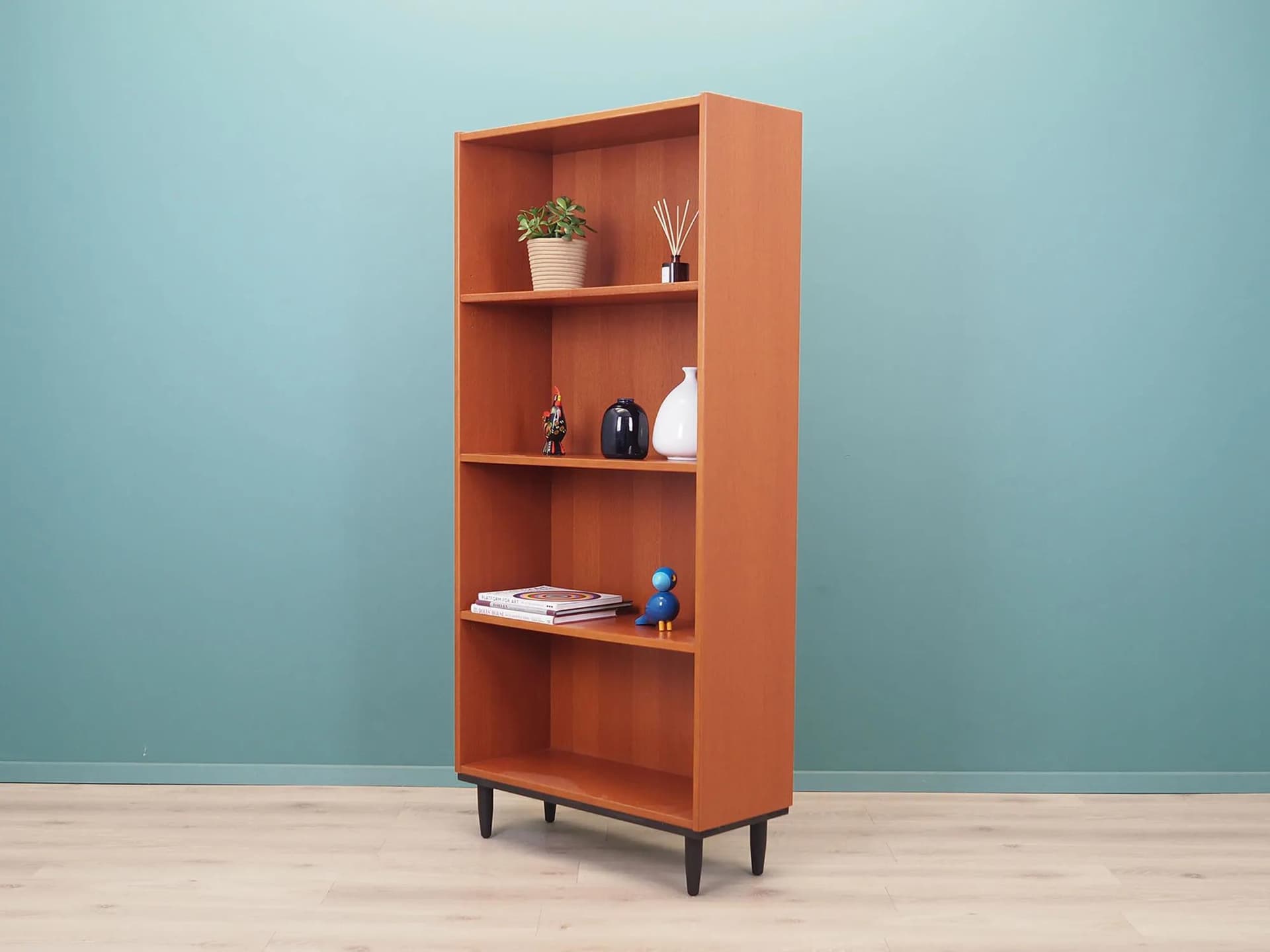 Bookcase, orange ash, Denmark, 1970s - 43771