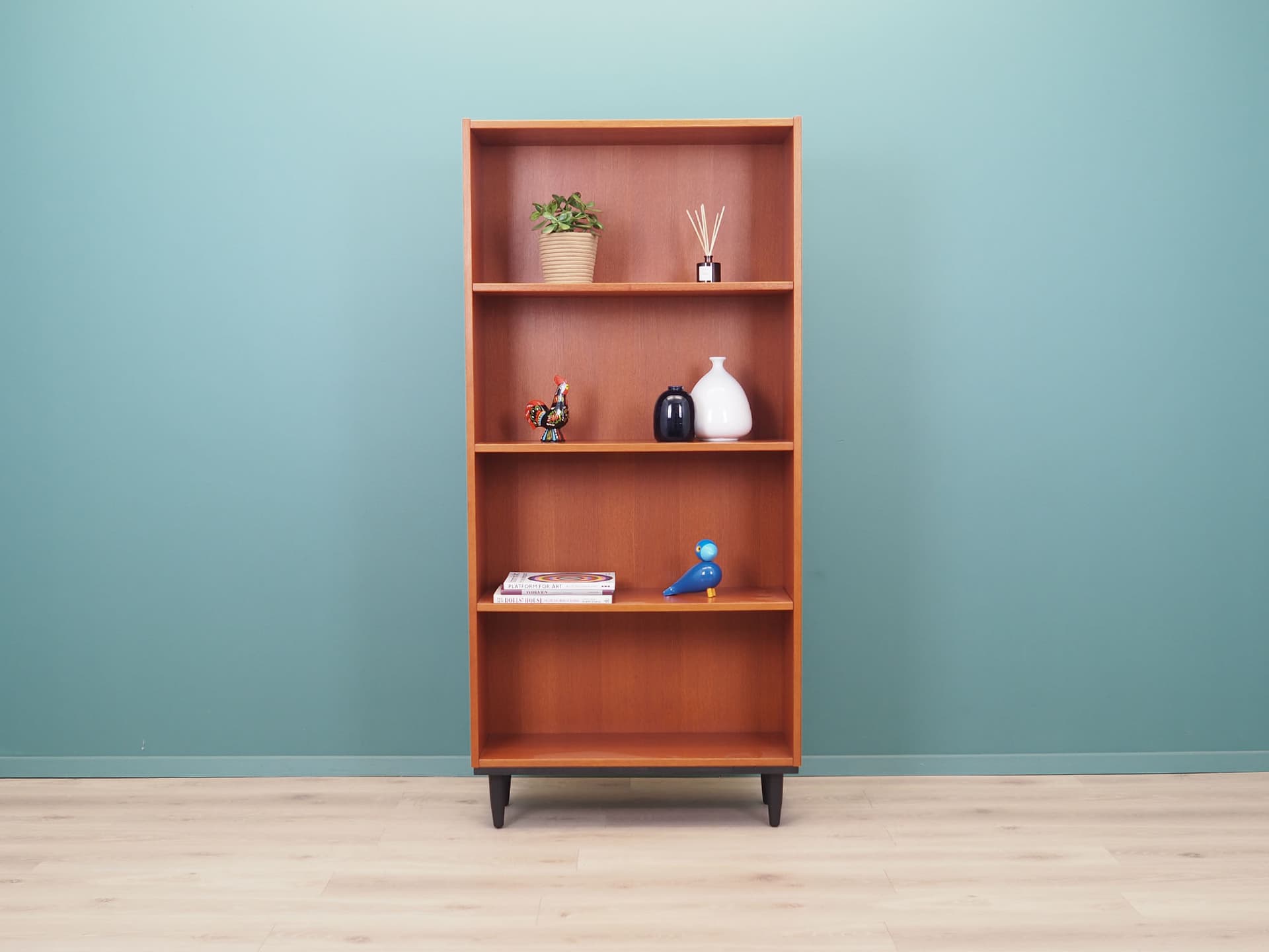 Bookcase, orange ash, Denmark, 1970s - 50704
