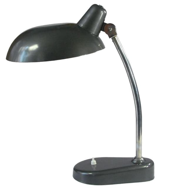 Desk lamp Seminaria Torino, black metal, Italy, 1950s. - DIMENSION