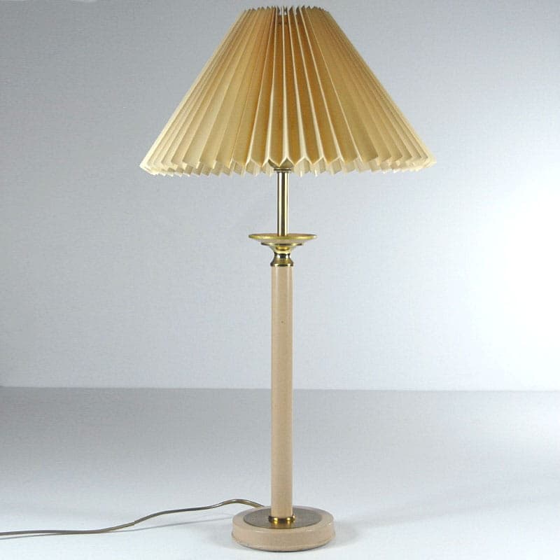 Table Lamp Kullman, beige, metal, Germany, 1980s. - 44074