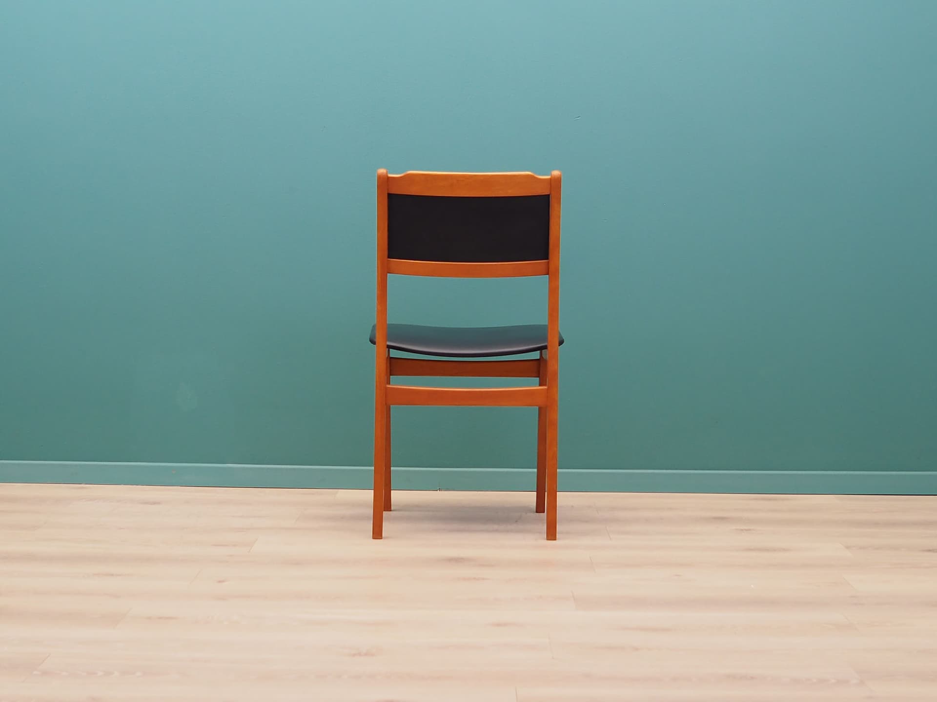 Set of Four Chairs, black beech, Denmark, 1970s - 50568
