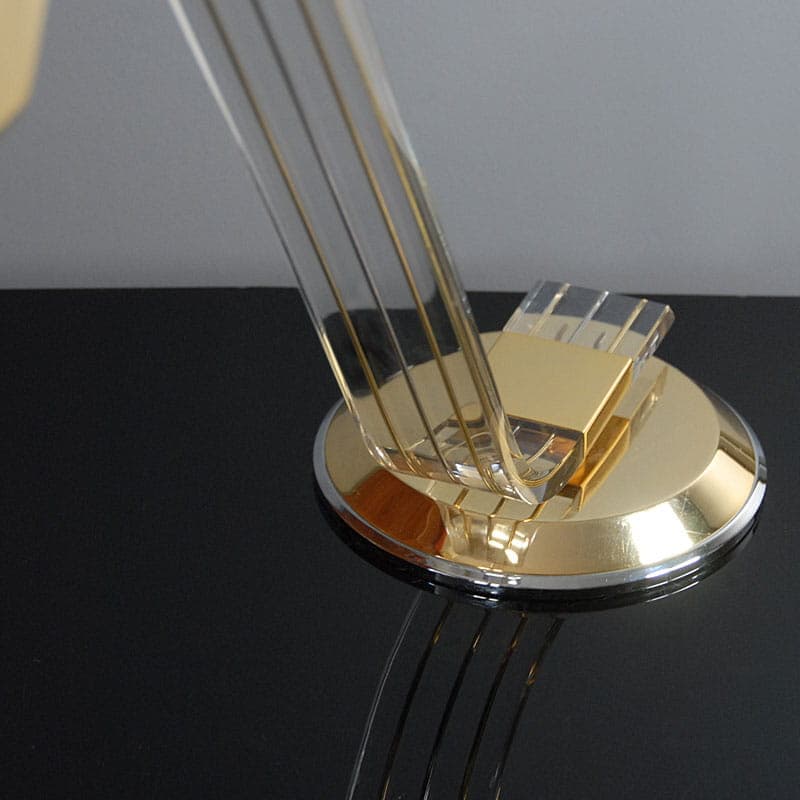 Postmodern Desk Lamp, transparent plastic, Italy, 1980s. - 44499