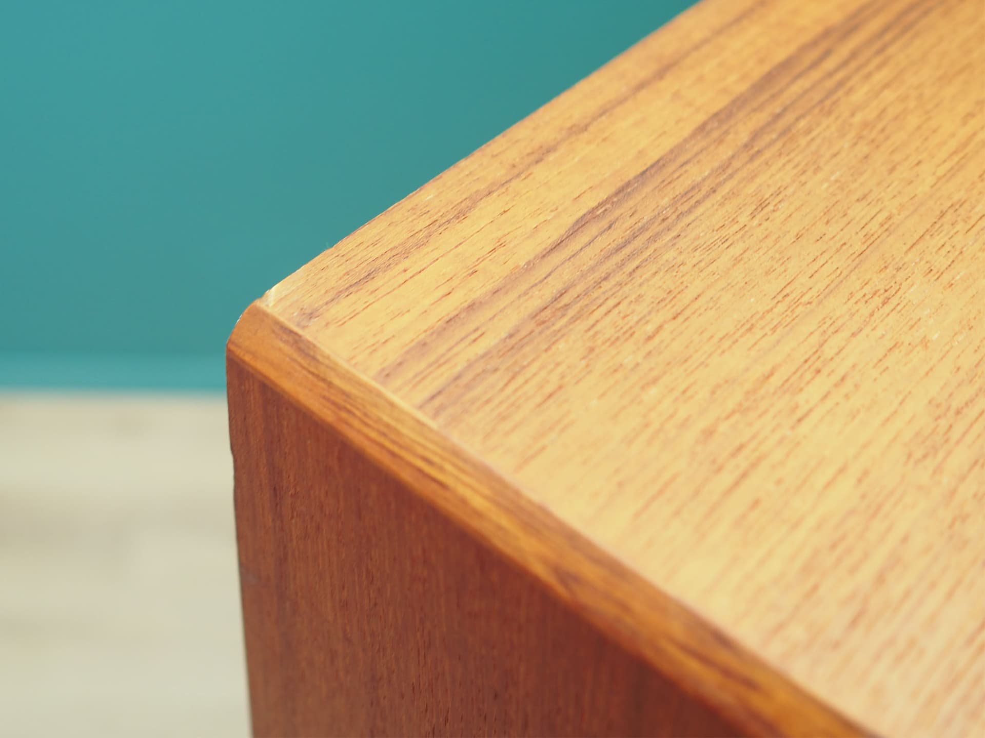 Bookcase, brown teak, by B. Fridhagen, Bodafors, Sweden, 1960s. - 50445