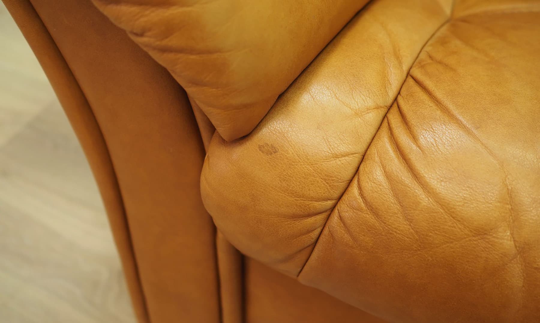 Lounge set, cognac leather, Skalma Møbelfabrik, Denmark, 1970s - 50428