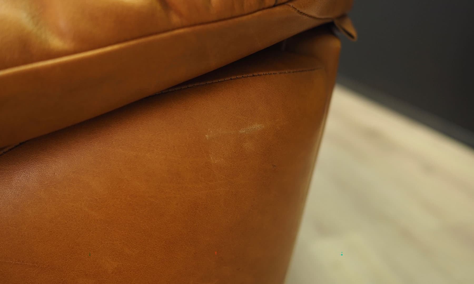 Lounge set, cognac leather, Skalma Møbelfabrik, Denmark, 1970s - 50421