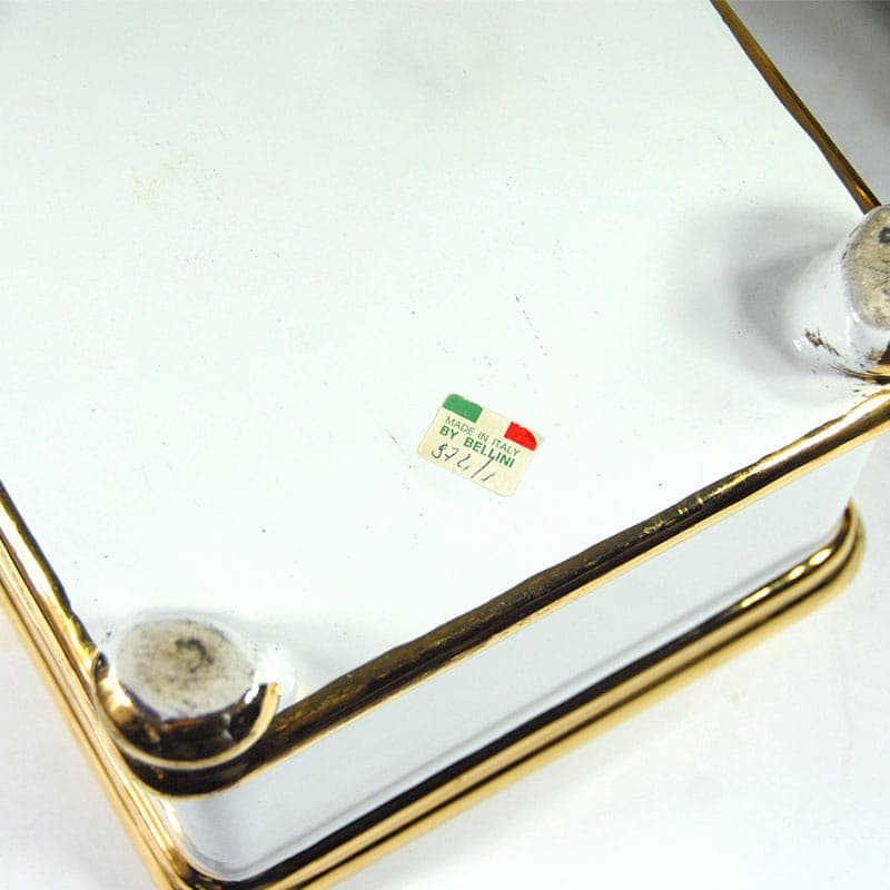 Set of cachepots Bellini, ivory white ceramics, Italy, 1970s. - 44440