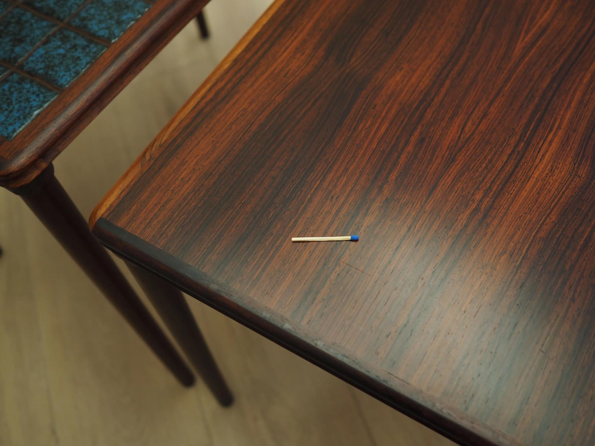 Komplet trzech stolików, palisander brązowy, Dania, lata 60. - 44254