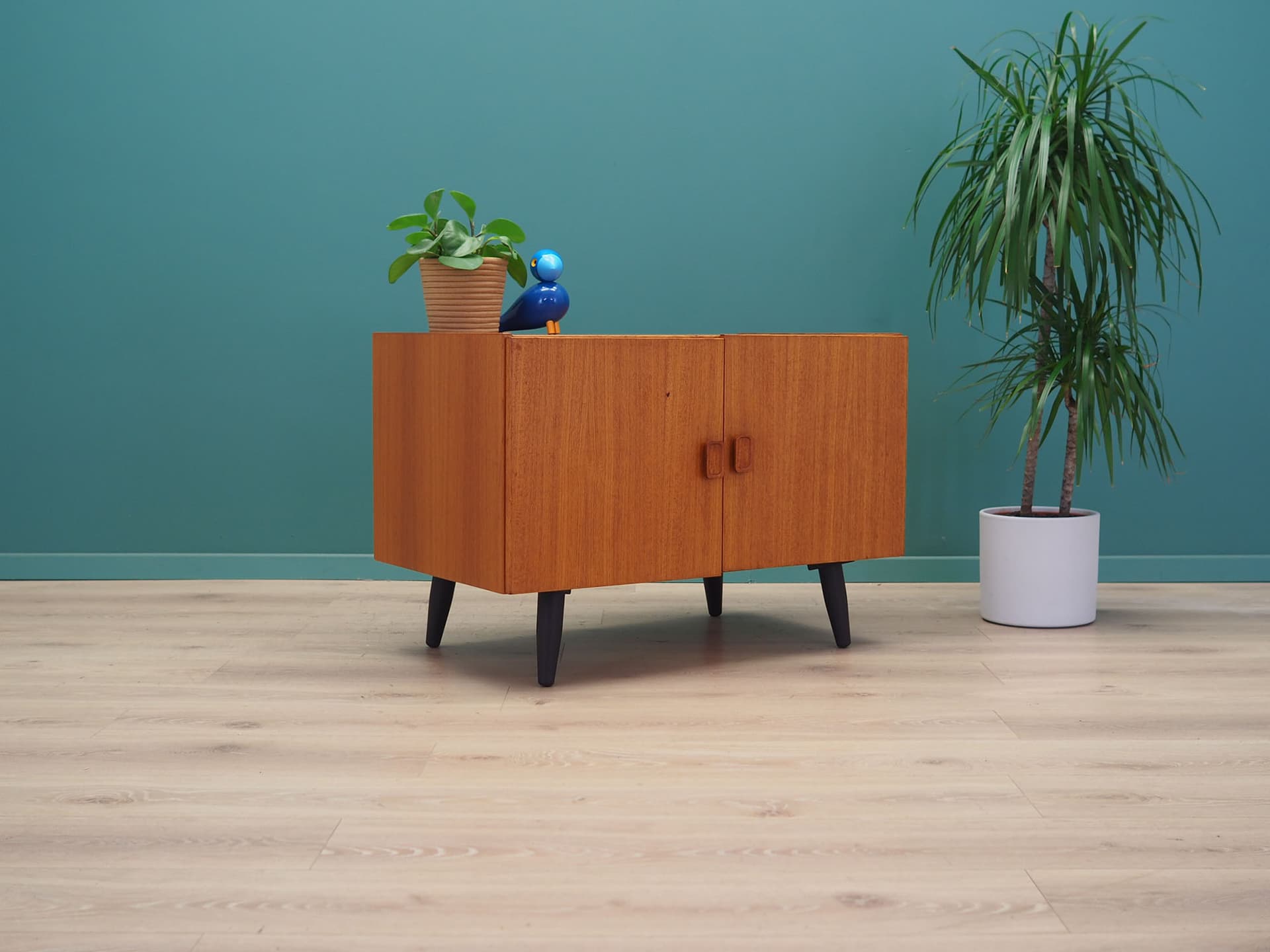 Komoda, duński design, brązowy, teak, Dania, lata 80. - 50306