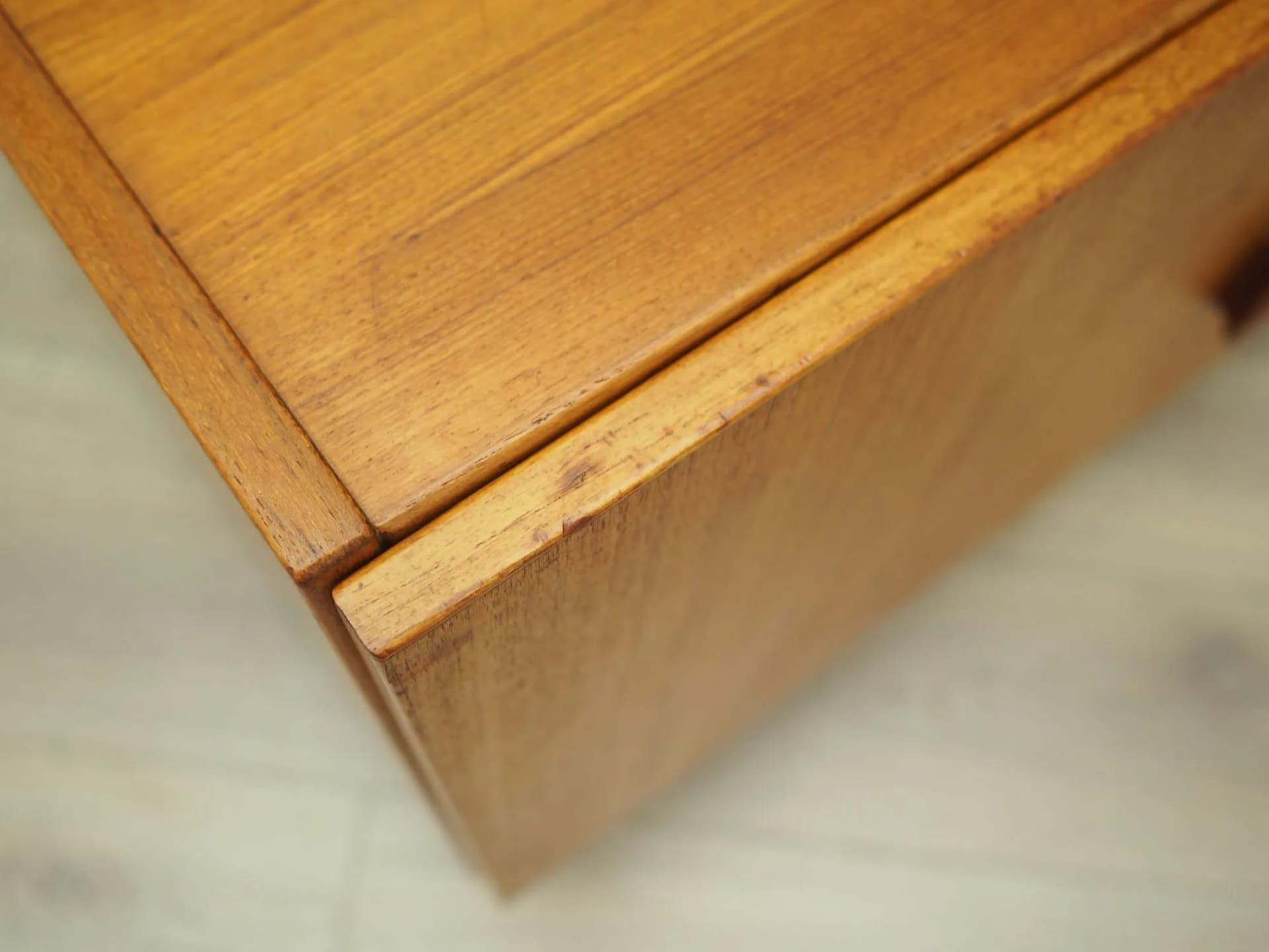 Komoda, duński design, brązowy, teak, Dania, lata 80. - 44554