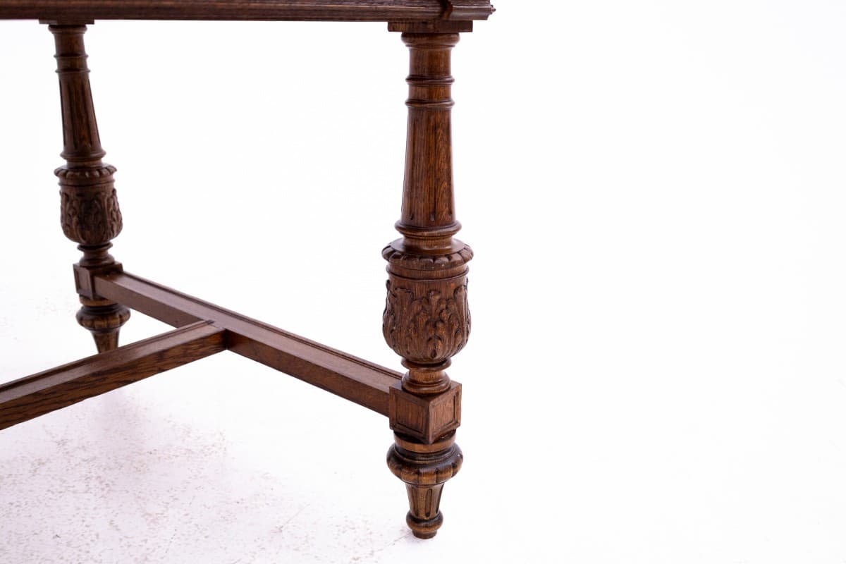 Dark Brown Set of 6 Chairs, Oak, France, 1880s - 47698