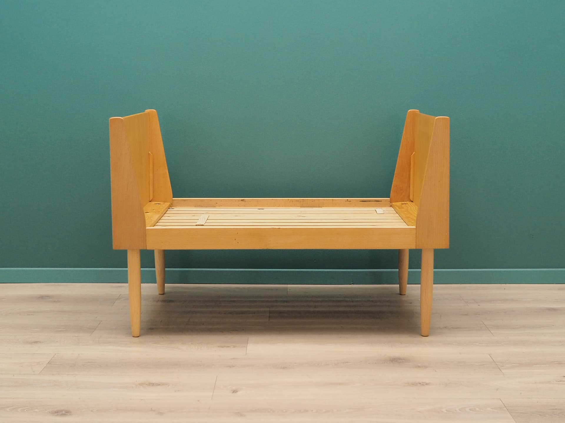 Children's bed, light brown ash, Denmark, 1960s. - 50270