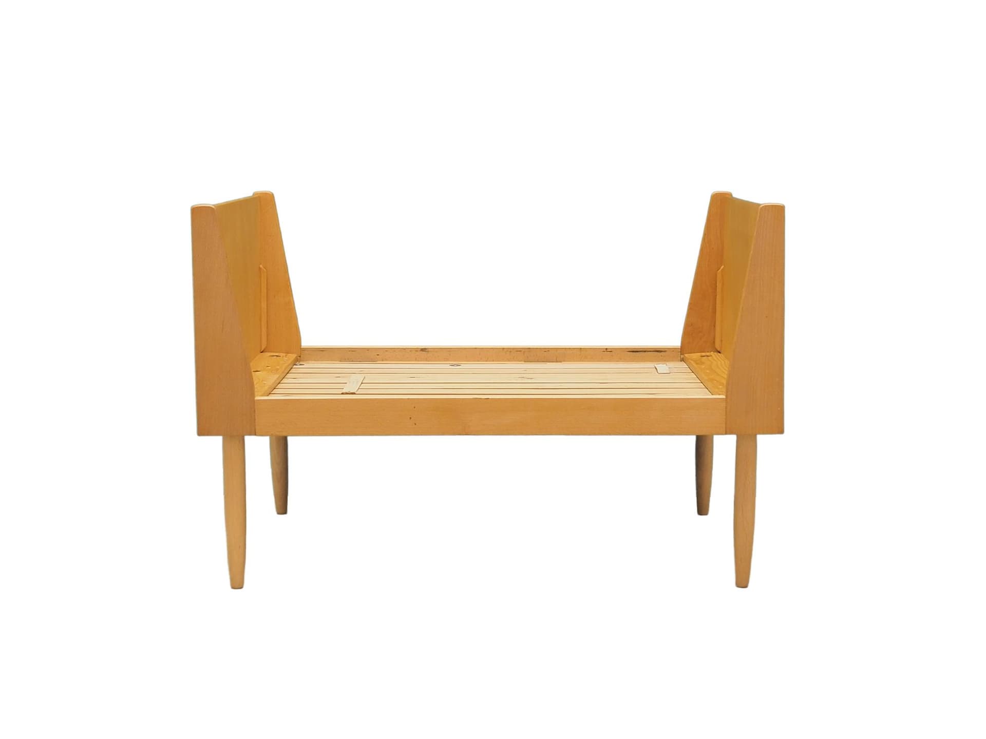 Children's bed, light brown ash, Denmark, 1960s.