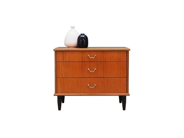 Komoda, teak brązowy, Dania, lata 60. - WYMIARY