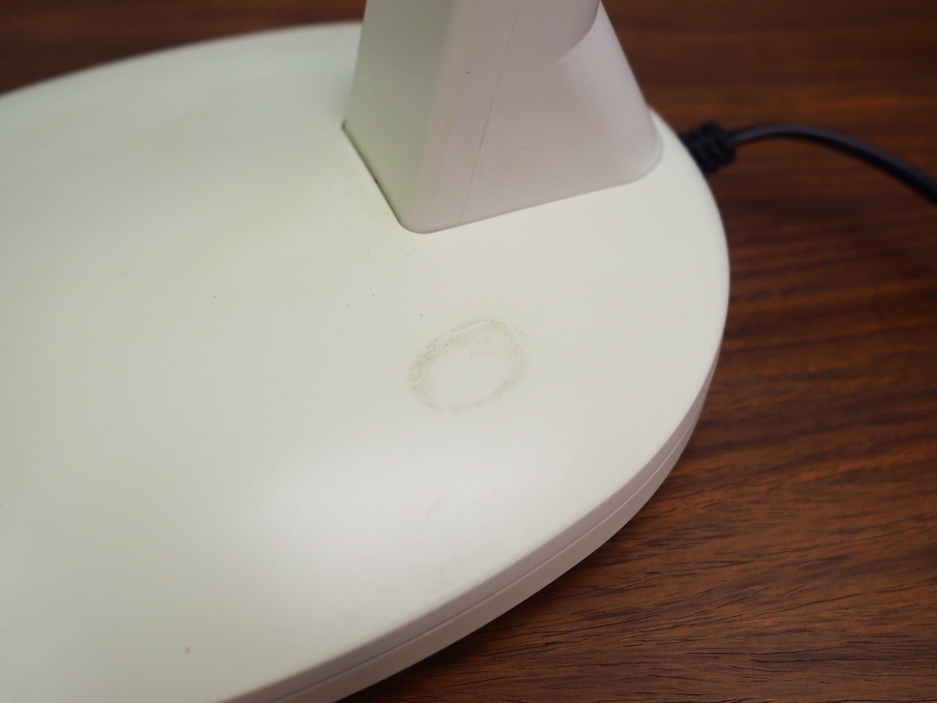 Lampka biurkowa, beżowy, plastik, Dania, lata 60. - 44783