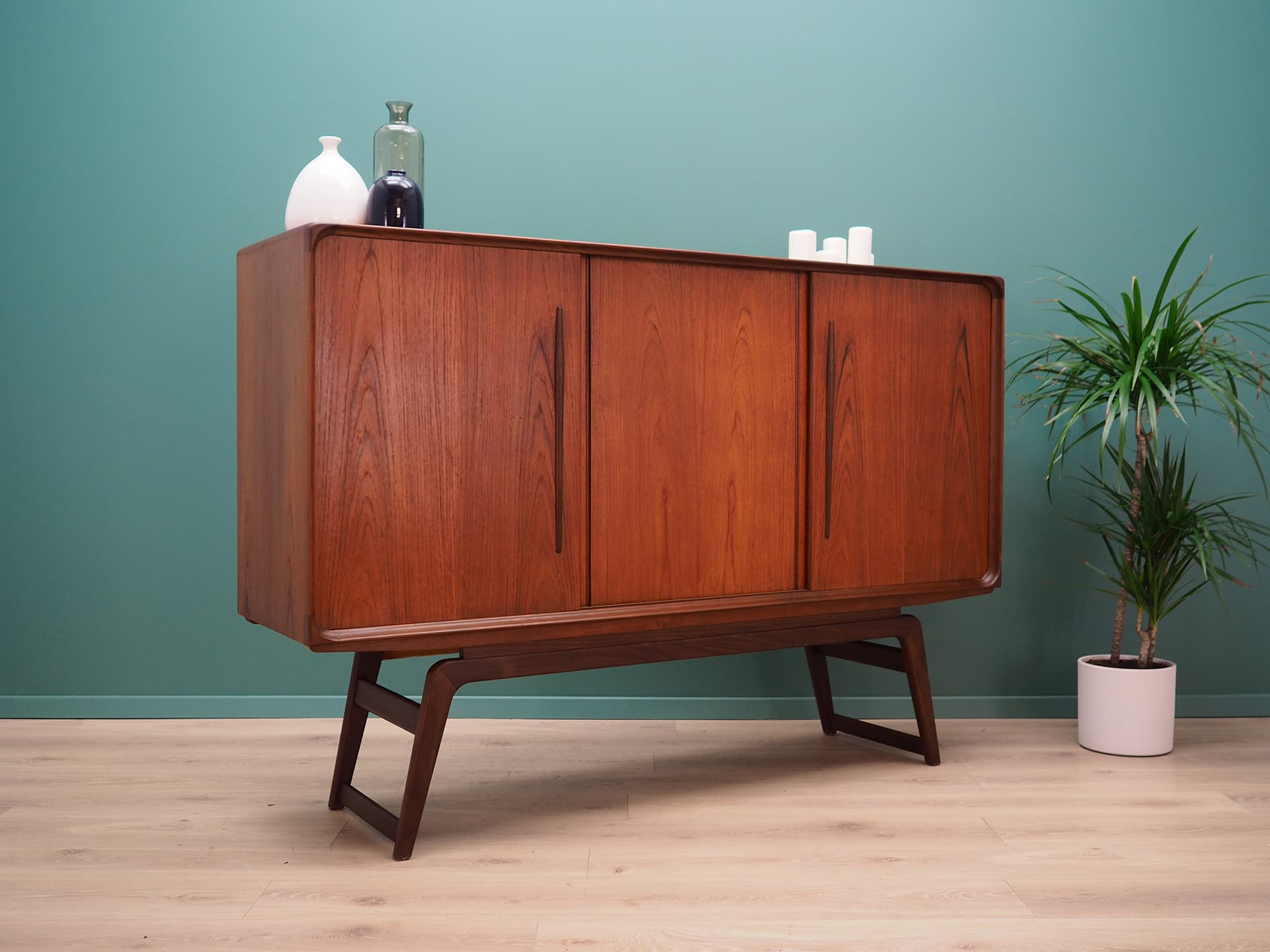 Highboard, teak, Dania, lata 60. - 44740