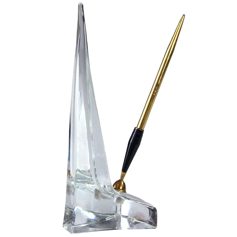 Transparent Pen Holder, Daum, France, 1950s